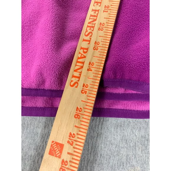 Columbia Fleece 4 Snap Midweight Pullover (Women's Large) Purple - Picture 5 of 13